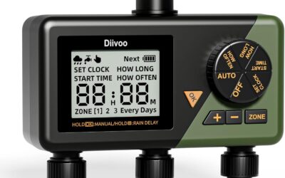Keep Your Garden Thriving While on Holiday with Diivoo’s Water Timer